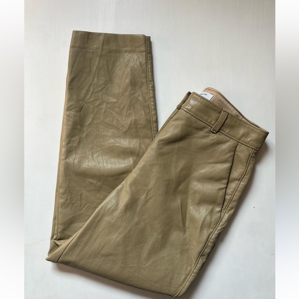 babaton leather pants